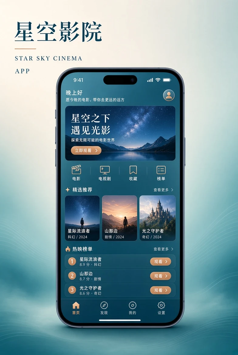 星空影院栏目画面